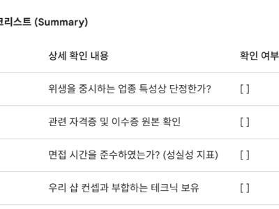[칼럼] 성공적인 채용을 위한 사업주 면접 가이드: "우리 샵에 딱 맞는 인재 찾기"
